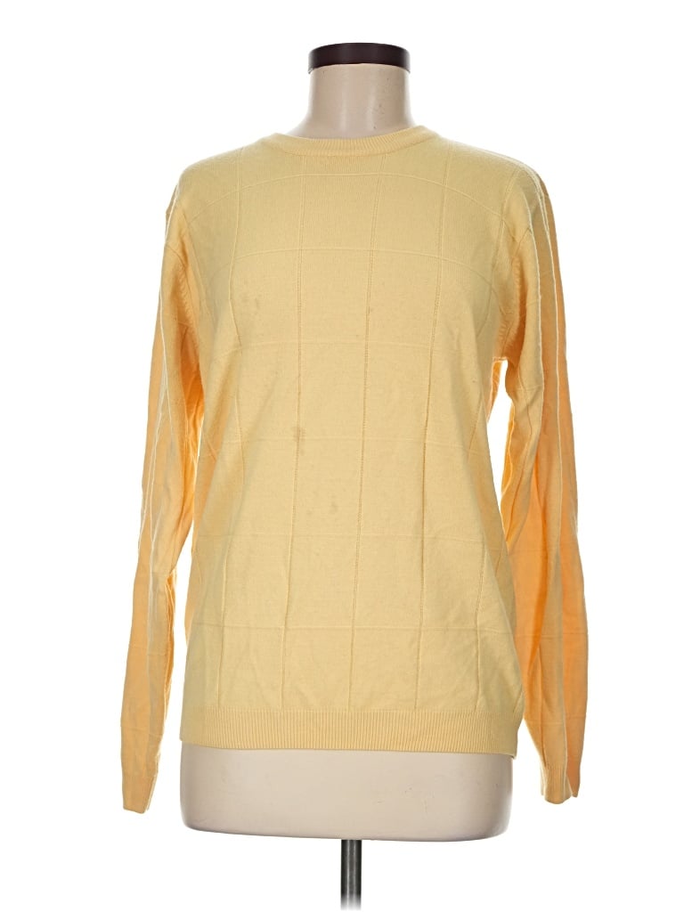 Pre-owned Assorted Brands Pullover Sweater In Yellow