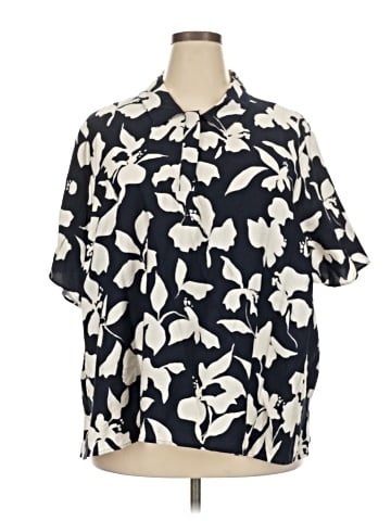 Halogen Short Sleeve Blouse (view 1)