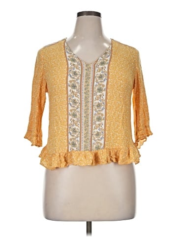 Rose & Thyme 3/4 Sleeve Blouse (view 1)