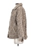 Democracy 100% Polyester Gray Faux Fur Jacket Size S - photo 5