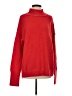 La Miel Solid Red Turtleneck Sweater Size S - photo 1
