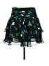 ICE 100% Silk Argyle Green Silk Skirt Size S - photo 2