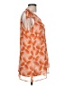 CAbi 100% Polyester Orange Sleeveless Blouse Size L - photo 4