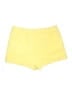 A New Day Checkered-gingham Yellow Shorts Size 18 - photo 2