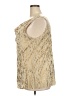 Lane 100% Polyester Gold Sleeveless Blouse Size 2X - photo 5