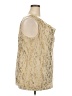 Lane 100% Polyester Gold Sleeveless Blouse Size 2X - photo 4