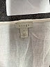 Hinge 100% Polyester White Short Sleeve Blouse Size S - photo 4