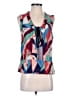 Marc Jacobs Graphic Multi Color Pink Sleeveless Blouse Size 6 - photo 1