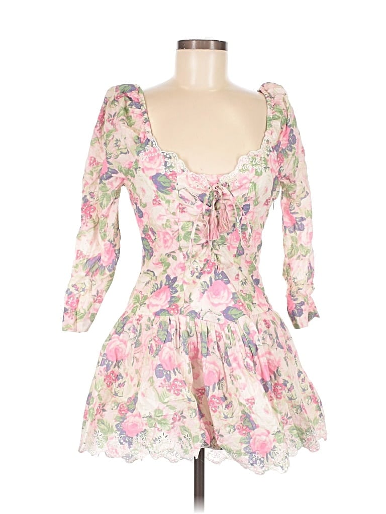 Pre-owned Loveshackfancy Cocktail Dress In Pink