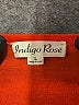 Indigo Rose Orange 3/4 Sleeve Blouse Size L - photo 7