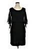 Glamour Black Cocktail Dress Size 14 - photo 1