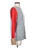 Skies Are Blue Color Block Gray Pullover Sweater Size S - photo 4