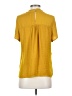 Böhme 100% Polyester Yellow Short Sleeve Blouse Size XS - photo 2