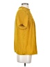 Böhme 100% Polyester Yellow Short Sleeve Blouse Size XS - photo 4