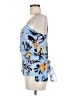 Tibi 100% Silk Blue Sleeveless Top Size 8 - photo 5
