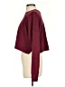 Happily Grey Burgundy Long Sleeve Top Size S - photo 5