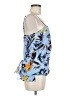 Tibi 100% Silk Blue Sleeveless Top Size 8 - photo 4