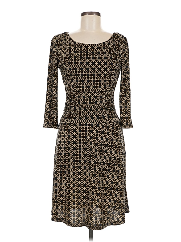 Pre-owned Assorted Brands Casual Dress In Brown