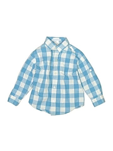 Janie and Jack Long Sleeve Button-Down Shirt (view 1)