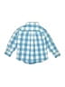 Janie and Jack 100% Cotton Checkered-gingham Blue Long Sleeve Button-Down Shirt Size 2T - photo 2