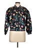 Disney 100% Polyester Floral Black Jacket Size 13 - photo 1