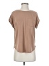 Cable & Gauge Tan Short Sleeve Top Size S - photo 1