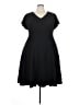 Lane Bryant Solid Black Casual Dress Size 22 (petite) - photo 1