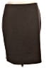 Max Edition Solid Brown Casual Skirt Size L - photo 1