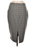 Express Plaid Gray Formal Skirt Size 6 - photo 2