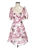 Missguided 100% Polyester Floral Pink Cocktail Dress Size 0 - photo 1