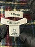 L.L.Bean 100% Cotton Plaid Black Long Sleeve Button-Down Shirt Size XS - photo 4