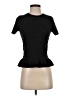 Ann Taylor Factory Black Short Sleeve Top Size XS - photo 1