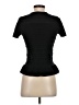 Ann Taylor Factory Black Short Sleeve Top Size XS - photo 2