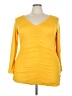 Rouge Yellow 3/4 Sleeve T-Shirt Size 3X - photo 1