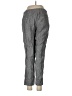 Athleta 100% Linen Chevron-herringbone Gray Linen Pants Size 6 - photo 2