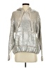 Zara Metallic Silver Pullover Sweater Size S - photo 1