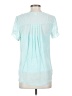 DR2 100% Polyester Teal Short Sleeve Blouse Size XS - photo 2