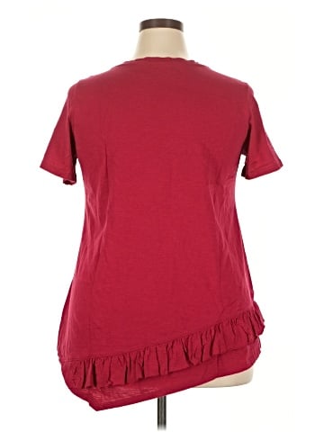 LOGO by Lori Goldstein Short Sleeve Top (view 2)