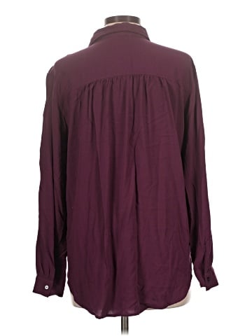 Ann Taylor LOFT Outlet Long Sleeve Button-Down Shirt (view 2)