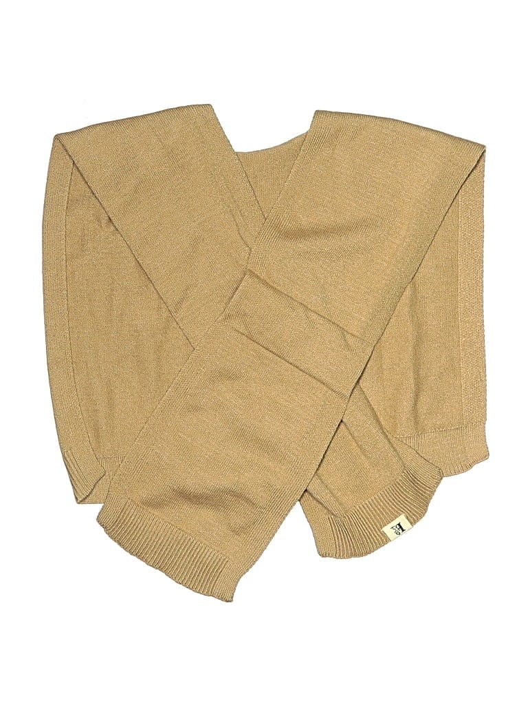 Pre-owned Assorted Brands Scarf In Tan