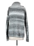 Caslon Metallic Silver Turtleneck Sweater Size S - photo 2