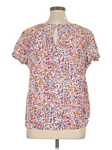 St. John's Bay Short Sleeve Blouse (view 2)