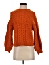 Mango Solid Orange Pullover Sweater Size S - photo 1
