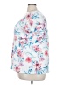 Ideology Floral White Short Sleeve Blouse Size 3X - photo 5