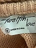 Twelfth Love 100% Acrylic Tan Turtleneck Sweater Size M - photo 7