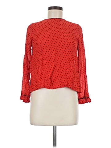 Ganni Long Sleeve Blouse (view 1)