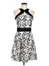 Assorted Brands Print Black Cocktail Dress Size M - photo 1