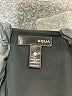 Aqua 100% Polyester Black Long Sleeve Blouse Size M - photo 7