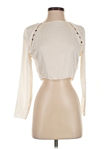 LILYSILK 3/4 Sleeve Silk Top (view 1)