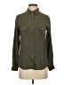 Aqua Solid Green Long Sleeve Blouse Size XS - photo 1